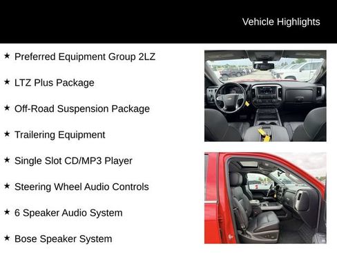Used 2015 Chevrolet Silverado 1500 LTZ Z71 w/ LTZ Plus Package AWD/4WD image 13