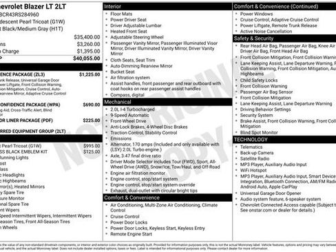 Certified 2024 Chevrolet Blazer LT w/ Convenience Package FWD image 35
