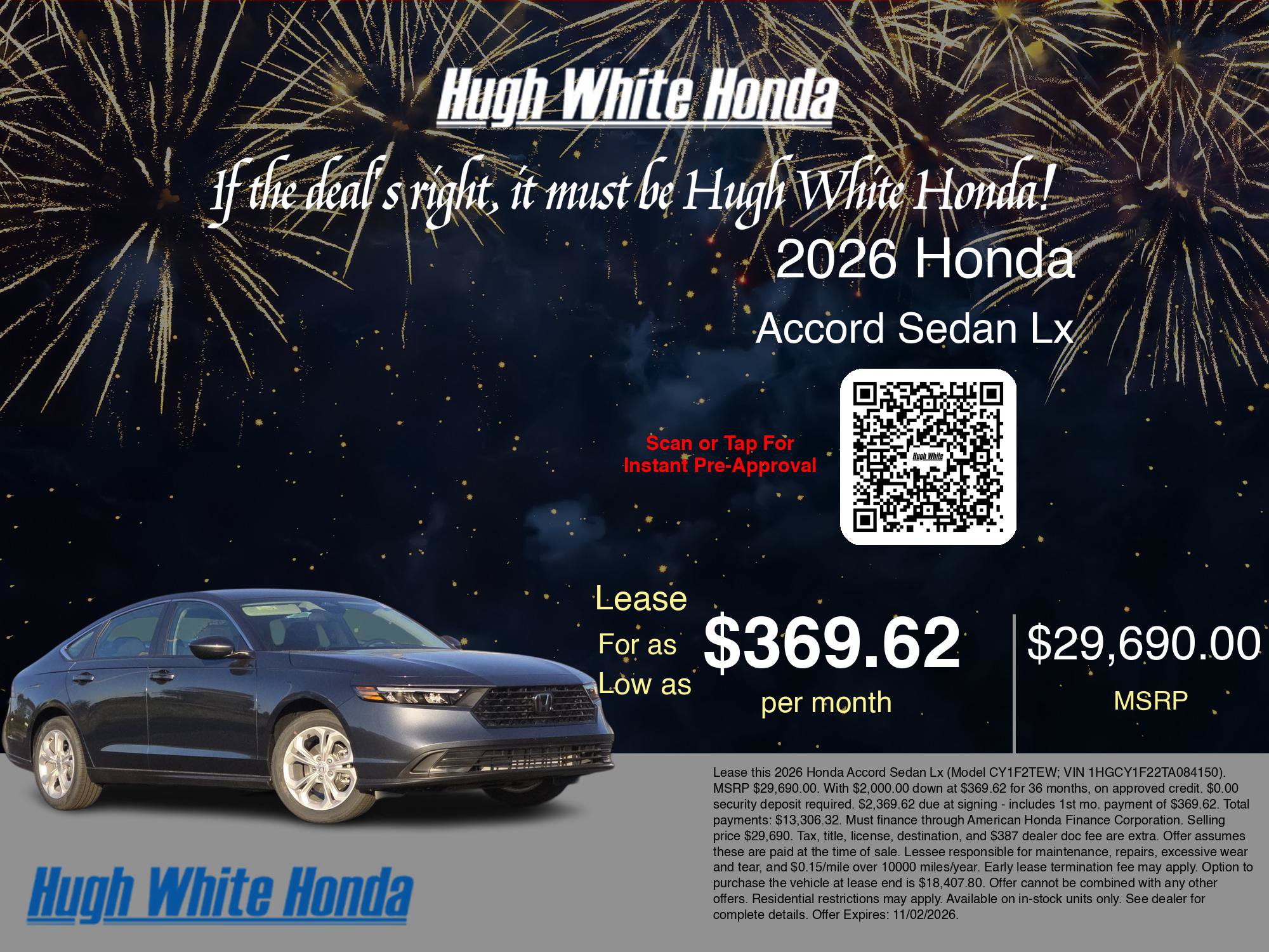 New 2026 Honda Accord LX image 5