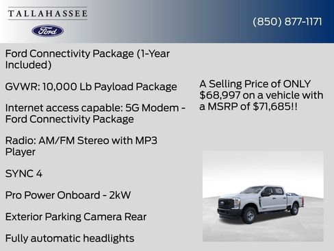 New 2026 Ford F250 XL w/ XL Off-Road Package image 25