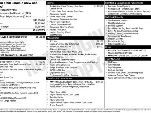 Used 2019 RAM 1500 Laramie image 40