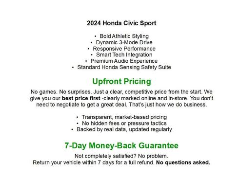 Used 2024 Honda Civic Sport image 2