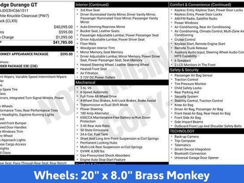 Used 2017 Dodge Durango GT AWD/4WD image 18