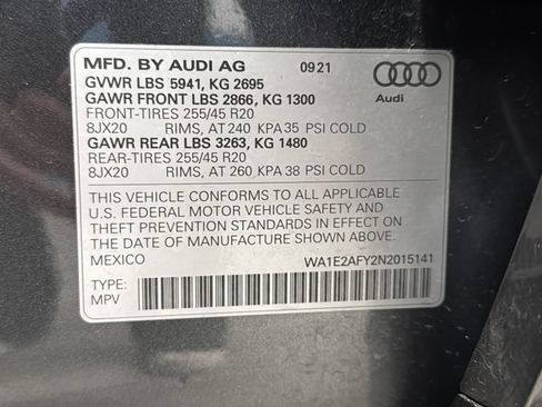 Used 2022 Audi Q5 e Premium Plus w/ Premium Plus Package AWD/4WD image 30