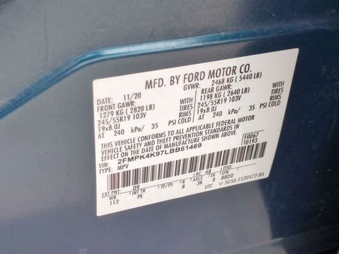 Used 2020 Ford Edge Titanium w/ Equipment Group 301A AWD/4WD image 38