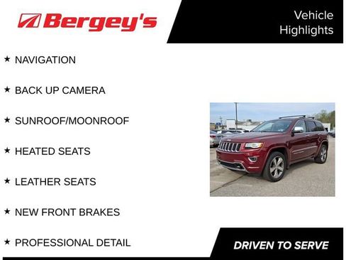 Used 2016 Jeep Grand Cherokee Overland AWD/4WD image 4