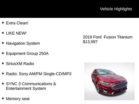 Used 2019 Ford Fusion Titanium image 4