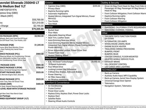 New 2025 Chevrolet Silverado 2500 LT w/ Trail Boss Package image 34