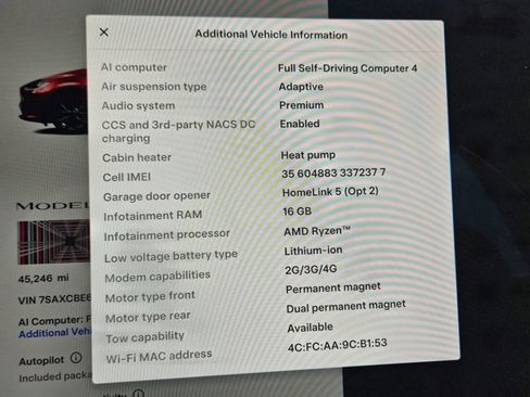 Used 2024 Tesla Model X Plaid AWD/4WD image 26