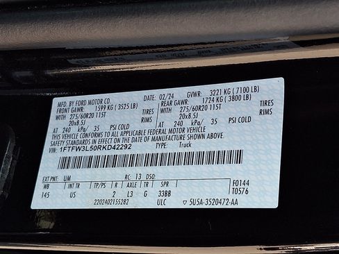 Certified 2024 Ford F150 XLT w/ Equipment Group 302A MID AWD/4WD image 28
