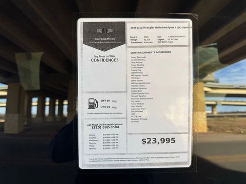 Used 2018 Jeep Wrangler Unlimited Sport S image 31