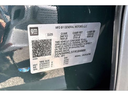 New 2026 Chevrolet Tahoe RST w/ RST Capability Package image 8