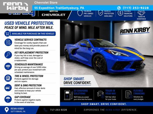 Certified 2023 Chevrolet Corvette Stingray Coupe w/ 1LT RWD image 1