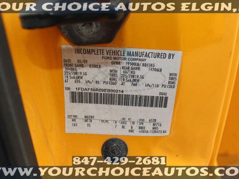 Used 2009 Ford F550 2WD Regular Cab Super Duty image 34