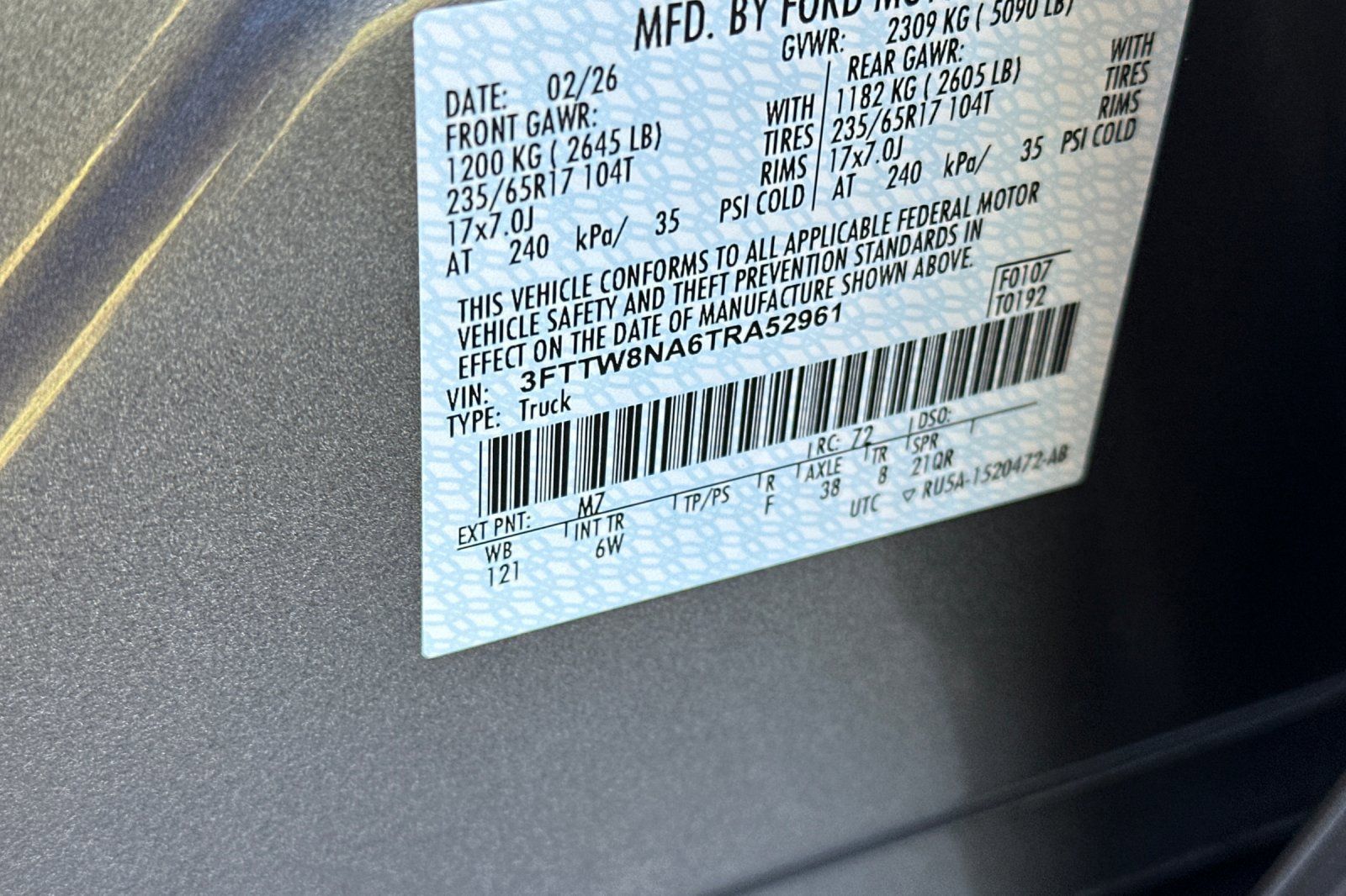 New 2026 Ford Maverick Tremor AWD/4WD image 26
