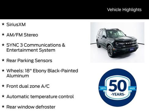 Certified 2023 Ford Bronco Sport Outer Banks w/ Tech Package image 11