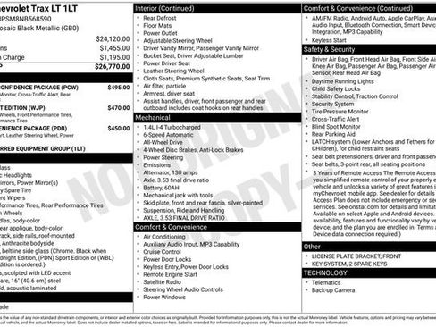 Used 2022 Chevrolet Trax LT w/ Driver Confidence Package AWD/4WD image 12
