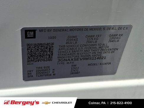 Used 2021 Chevrolet Equinox LS w/ LS Convenience Package AWD/4WD image 30