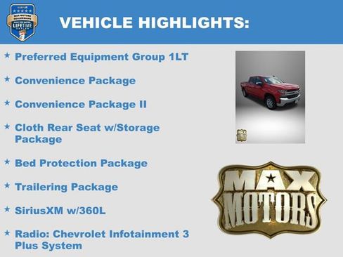 Used 2021 Chevrolet Silverado 1500 LT w/ Convenience Package II AWD/4WD image 6