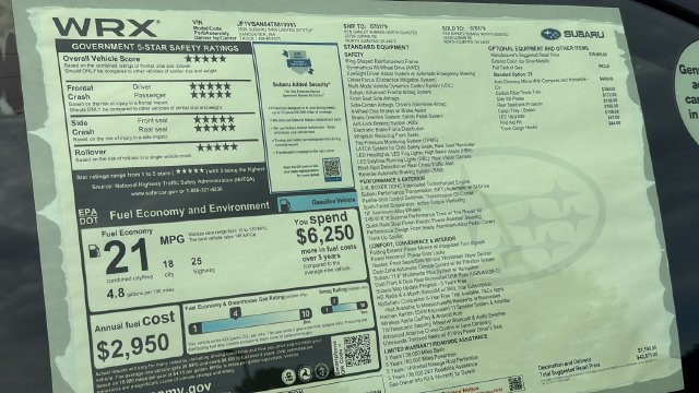 New 2026 Subaru WRX Limited AWD/4WD image 31