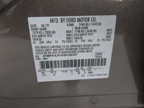 Used 2019 Ford Edge SEL w/ Equipment Group 201A AWD/4WD image 33