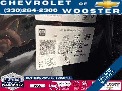 New 2026 Chevrolet Traverse Z71 w/ Enhanced Driving Package image 39