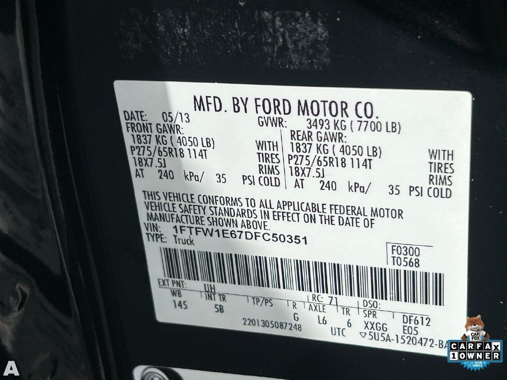 Used 2013 Ford F150 FX4 w/ Luxury Equipment Group AWD/4WD image 12
