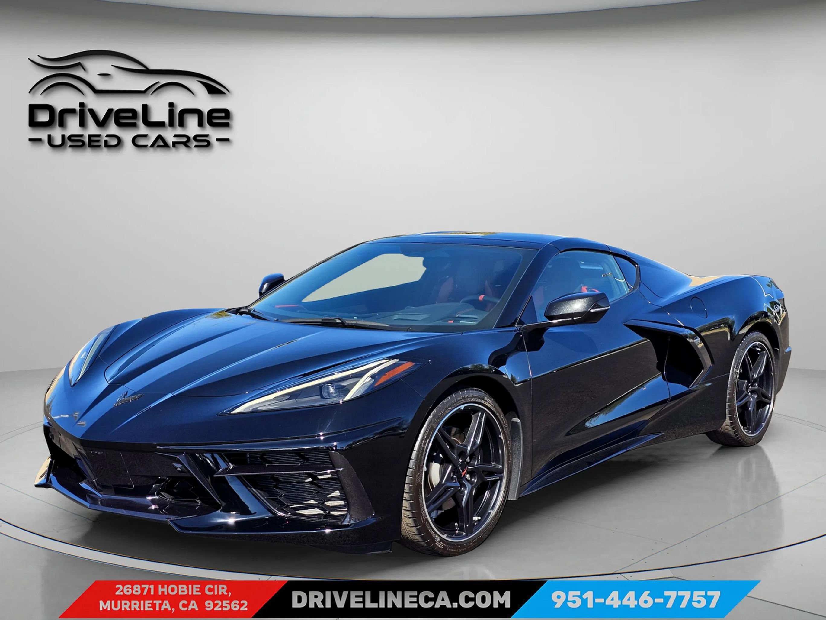 Used 2022 Chevrolet Corvette Stingray Preferred Cpe w/ Engine Appearance Package RWD image 1