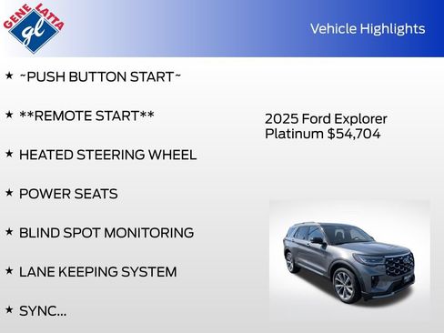 Certified 2025 Ford Explorer Platinum w/ Ultimate Package AWD/4WD image 34