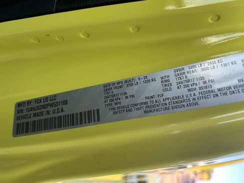 Certified 2023 Jeep Wrangler Unlimited Sport AWD/4WD image 32
