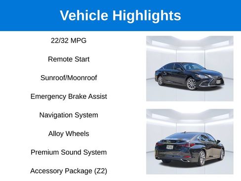 Used 2024 Lexus ES 350 w/ Accessory Package (Z2) FWD image 2