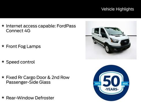 Used 2025 Ford Transit 250 Low Roof w/ Exterior Upgrade Package RWD image 21