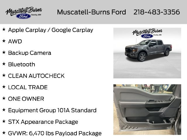 Used 2023 Ford F150 XL w/ STX Appearance Package AWD/4WD image 7