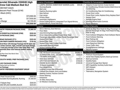 Used 2025 Chevrolet Silverado 2500 High Country w/ High Country Premium Package AWD/4WD image 32