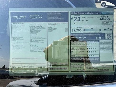 New 2026 Genesis GV70 2.5T Select image 13