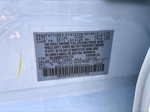 New 2026 Nissan Sentra S FWD image 14