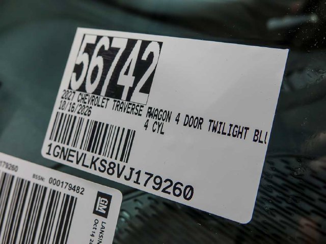 New 2027 Chevrolet Traverse RS w/ LPO, Floor Liner Package AWD/4WD image 28