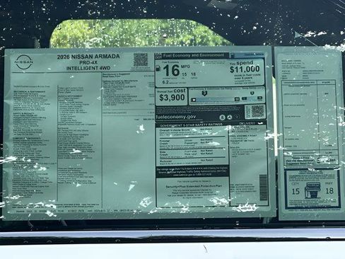 New 2026 Nissan Armada PRO-4X w/ Captain's Chari Seat Package AWD/4WD image 9