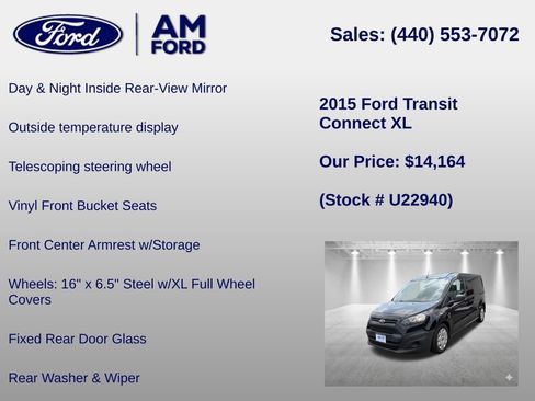 Used 2015 Ford Transit Connect XL FWD image 12
