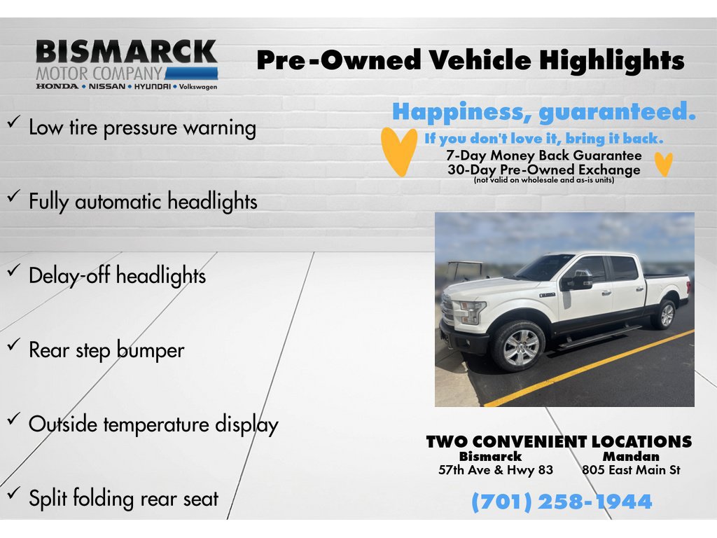 Used 2017 Ford F150 Platinum w/ Technology Package AWD/4WD image 5