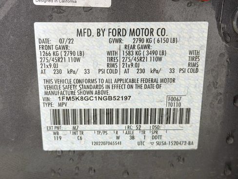 Used 2022 Ford Explorer ST w/ Equipment Group 401A AWD/4WD image 37