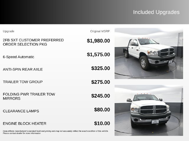 Used 2008 Dodge Ram 3500 Truck ST AWD/4WD image 4