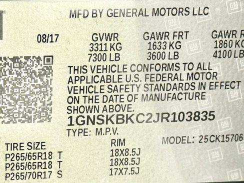 Used 2018 Chevrolet Tahoe LT image 49