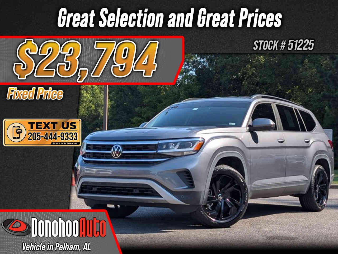 Used 2023 Volkswagen Atlas SE w/ Black Wheel Package FWD image 1