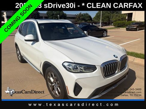 Used 2022 BMW X3 sDrive30i w/ Premium Package 2 RWD image 1
