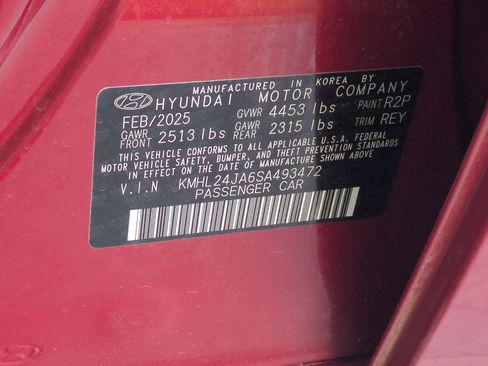 Certified 2025 Hyundai Sonata SE FWD image 28
