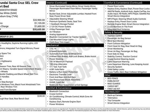 New 2026 Hyundai Santa Cruz SEL AWD/4WD image 31