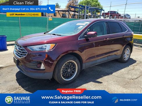 Used 2021 Ford Edge SEL FWD image 1