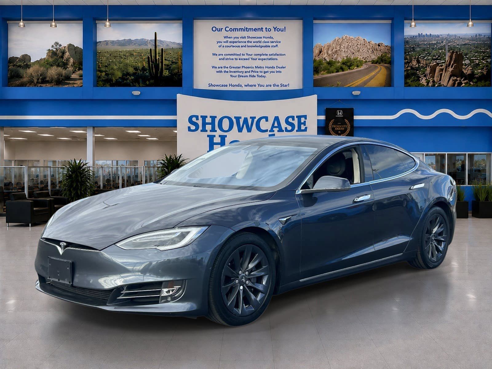 Used 2018 Tesla Model S 75D AWD/4WD image 2