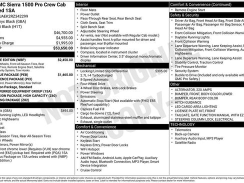 Used 2024 GMC Sierra 1500 Pro w/ Graphite Edition image 2